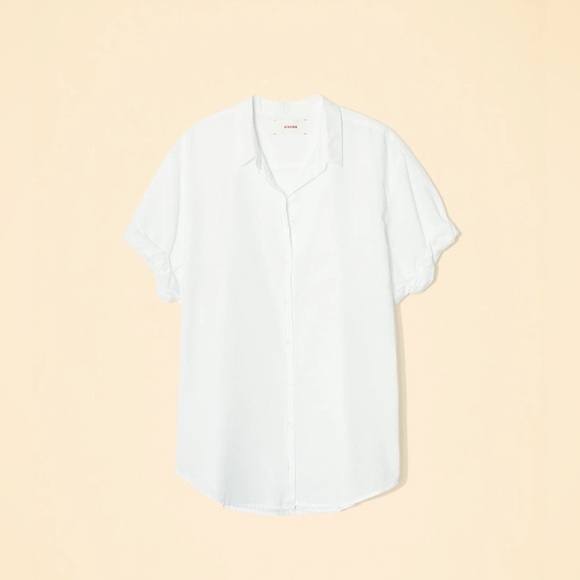 Xirena White Cotton Channing button down Shirt Size small - Picture 3 of 11